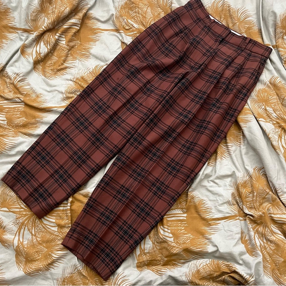 Wilfred plaid Carrot pant 8 ankle